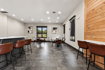Cyber café designed for relaxing or taking care of business